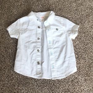 **SOLD**Cat & Jack white button down dress shirt